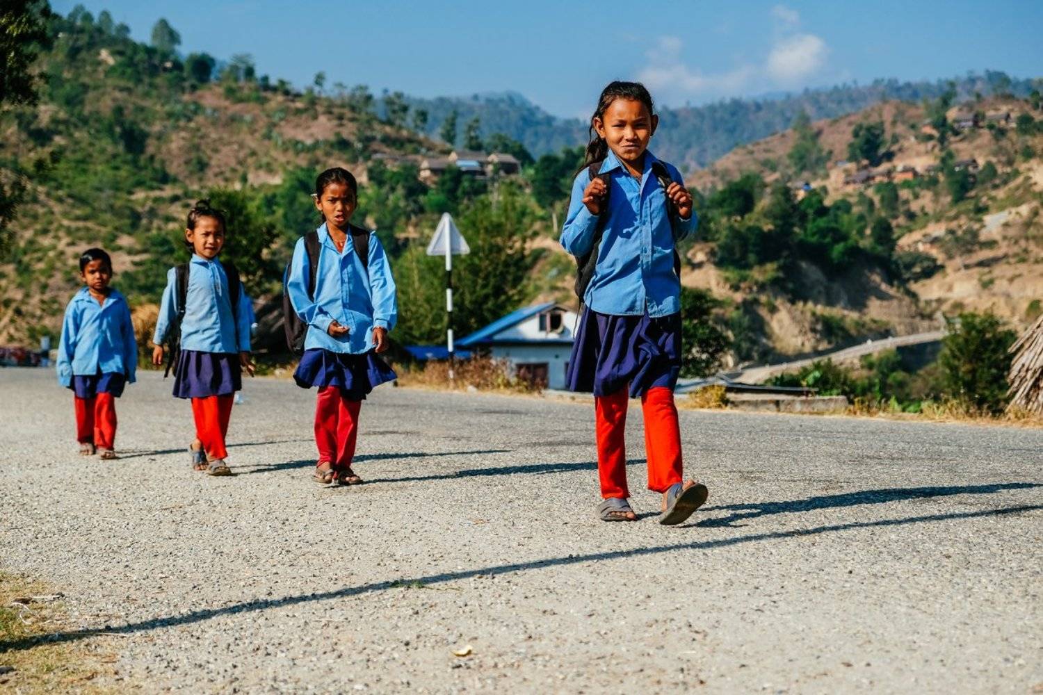 школьники, непал, лето, Осадчая Алеся