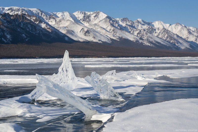 лёд, байкал, пейзаж, путешествие, горы Байкальские льдинки фото превью