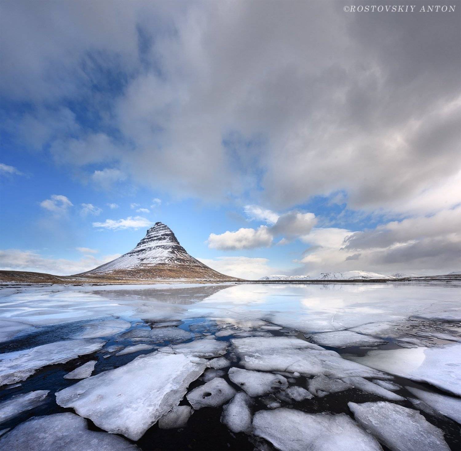 Исландия, лёд, фототур, Kirkjufell, гора, triplaunch, Антон Ростовский