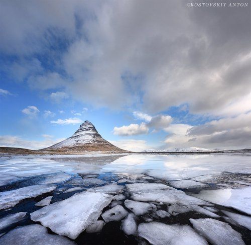 Ледяной Kirkjufell