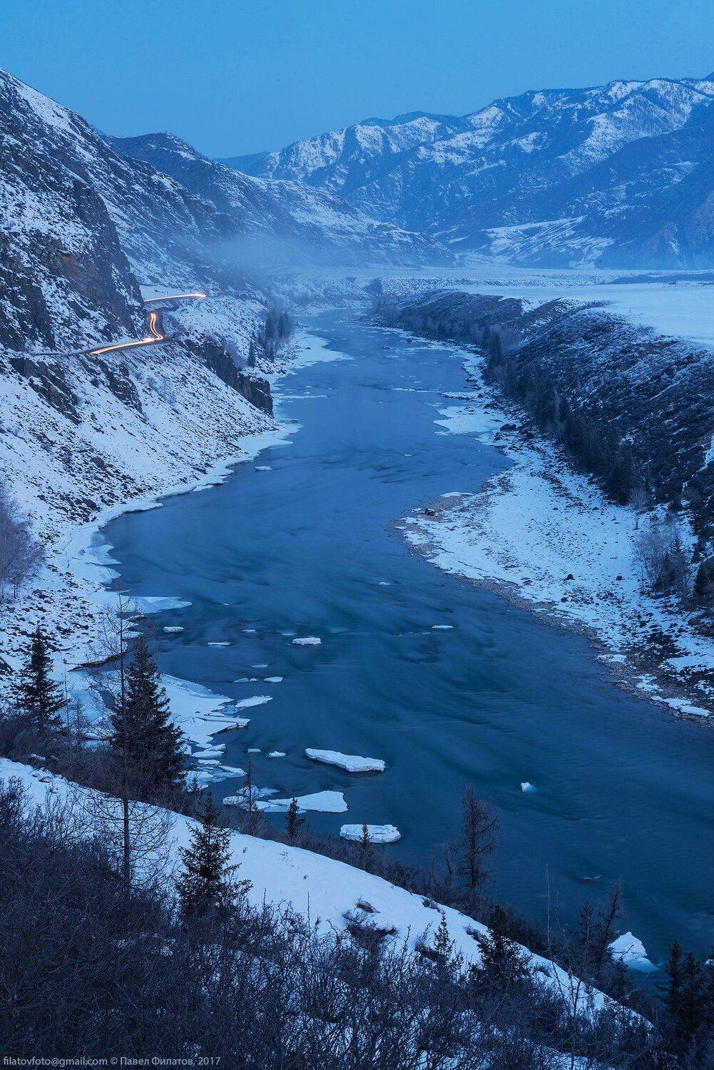 #алтай_чудеса_природы #алтай #сибирь #siberia #павел_филатов #pavel_filatov #filatovpavelaltai #утро #катунь #весна #льдины #чуйский_тракт #туман, Павел Филатов