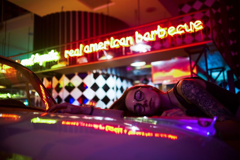 girl, vsco, 35mm, usa, light, wizard American barbecue фото превью