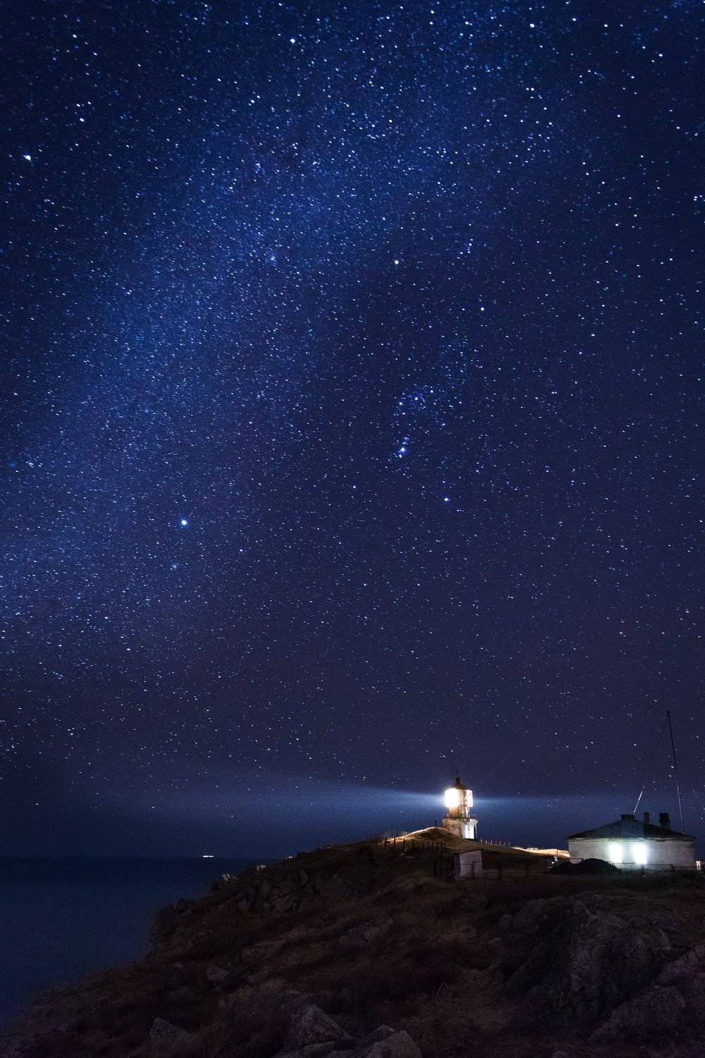 маяк, млечный путь, звезды, выдержка, свет, голубой, море, поворотный, longexposure, lighthouse, milkyway, stars, astrophotography, sea, Alexey