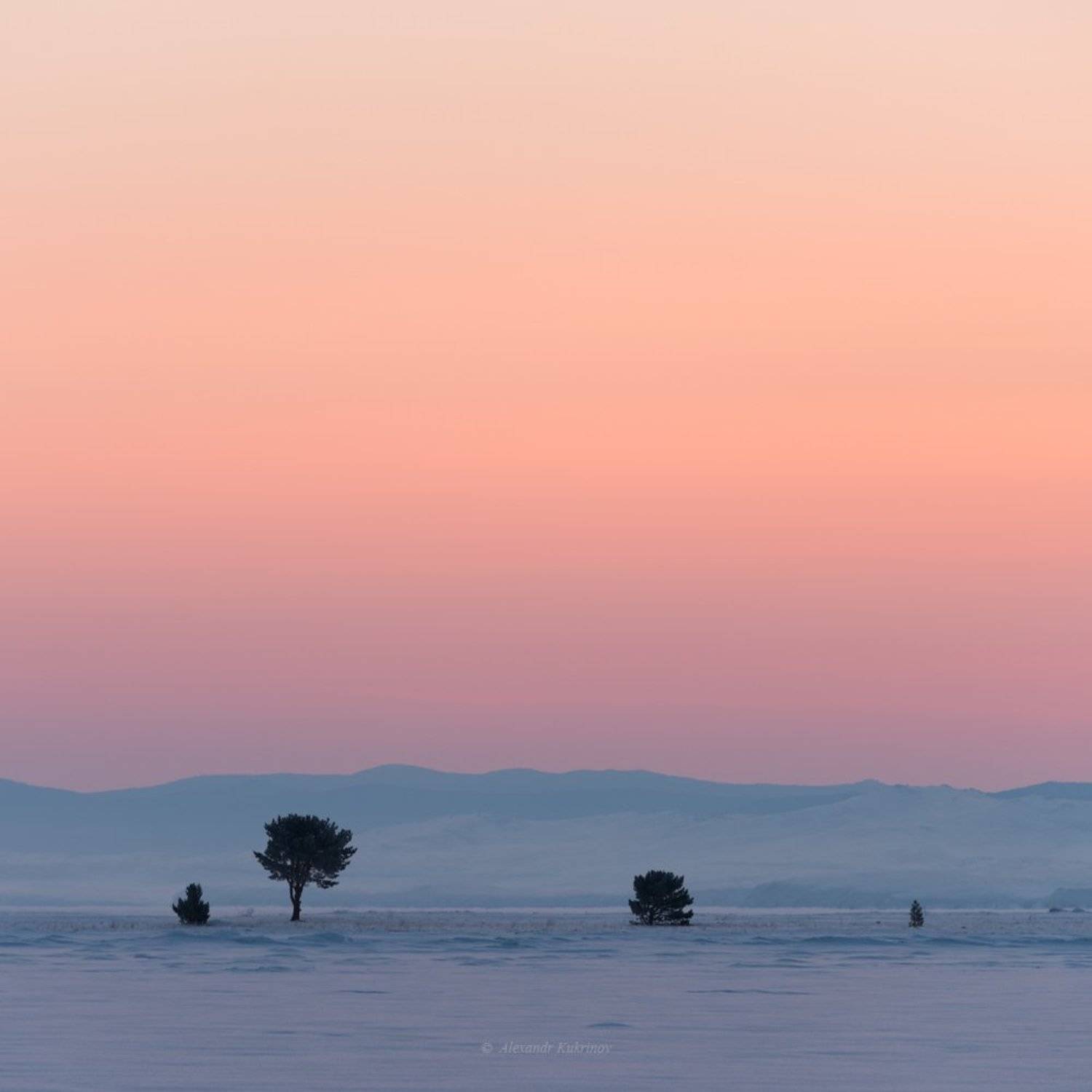 пейзаж, байкал, рассвет,зима, Александр Кукринов