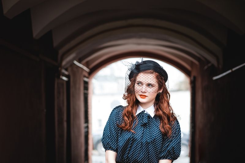 portrait vintage rerto girl fujifilm xe2 винтажная девушка портрет annromanovska Clara Oswald фото превью