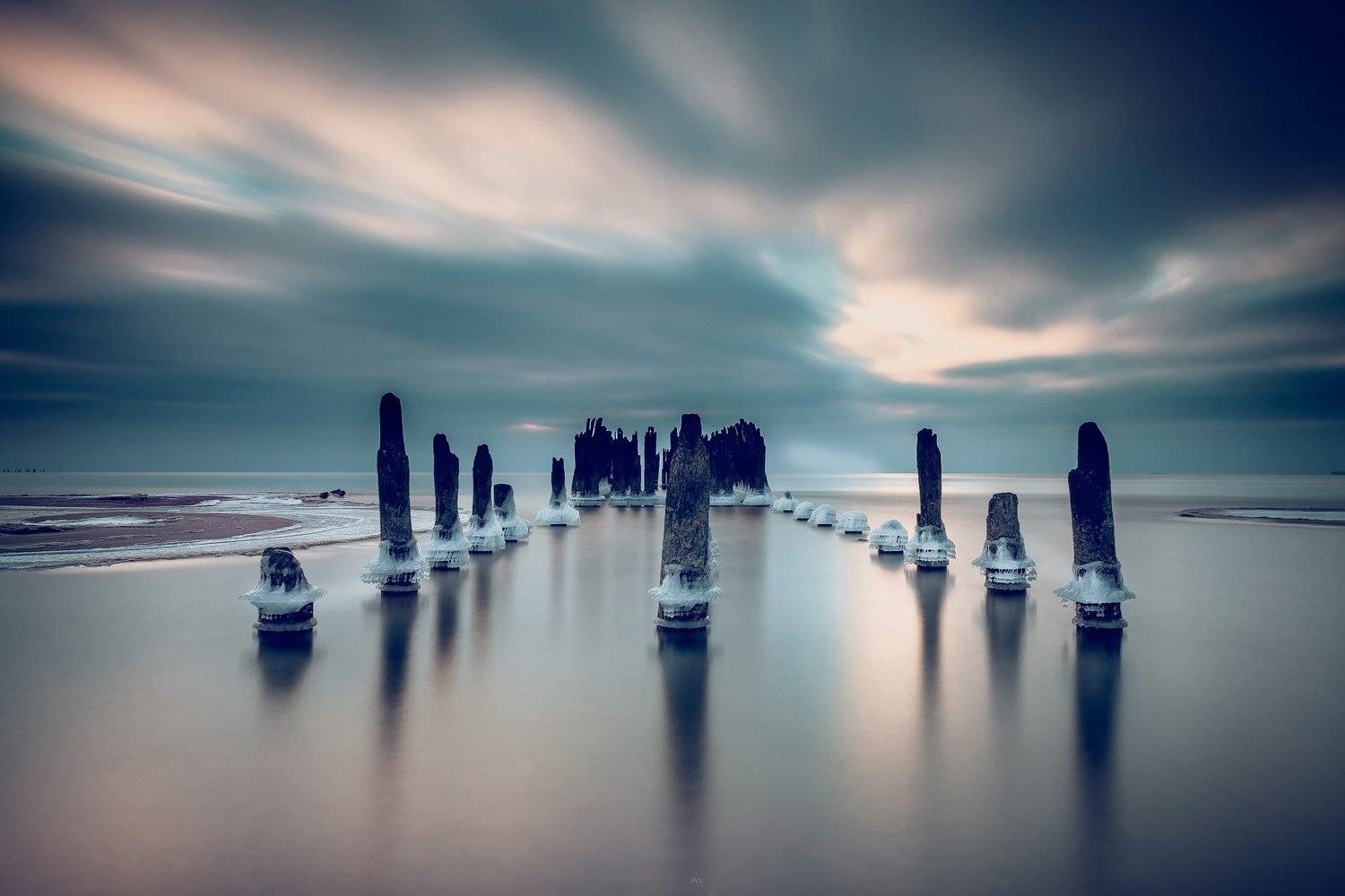baltic sea, lithuania, winter, long exposure, seascape, Руслан Болгов (Axe)
