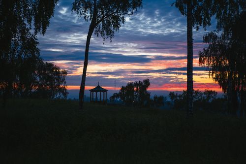 Огненный восход Солнца!