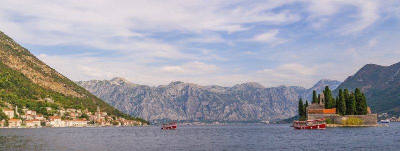 Черногория, Montenegro, остров, Пераст, Perast, Perasto, sea, море, адриатическое, горы, Crna Gora, Црна Гора, CrnaGora, ЦрнаГора, bokakotorska Пераст и Остров Мертвых фото превью