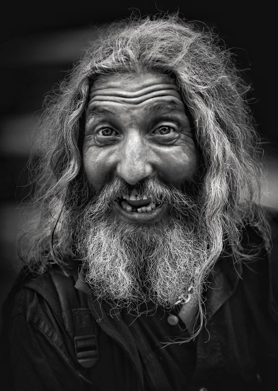 Портрет, лица, жанровый портрет, Roman Mordashev photography, Черно белая фотография Цыган  фото превью