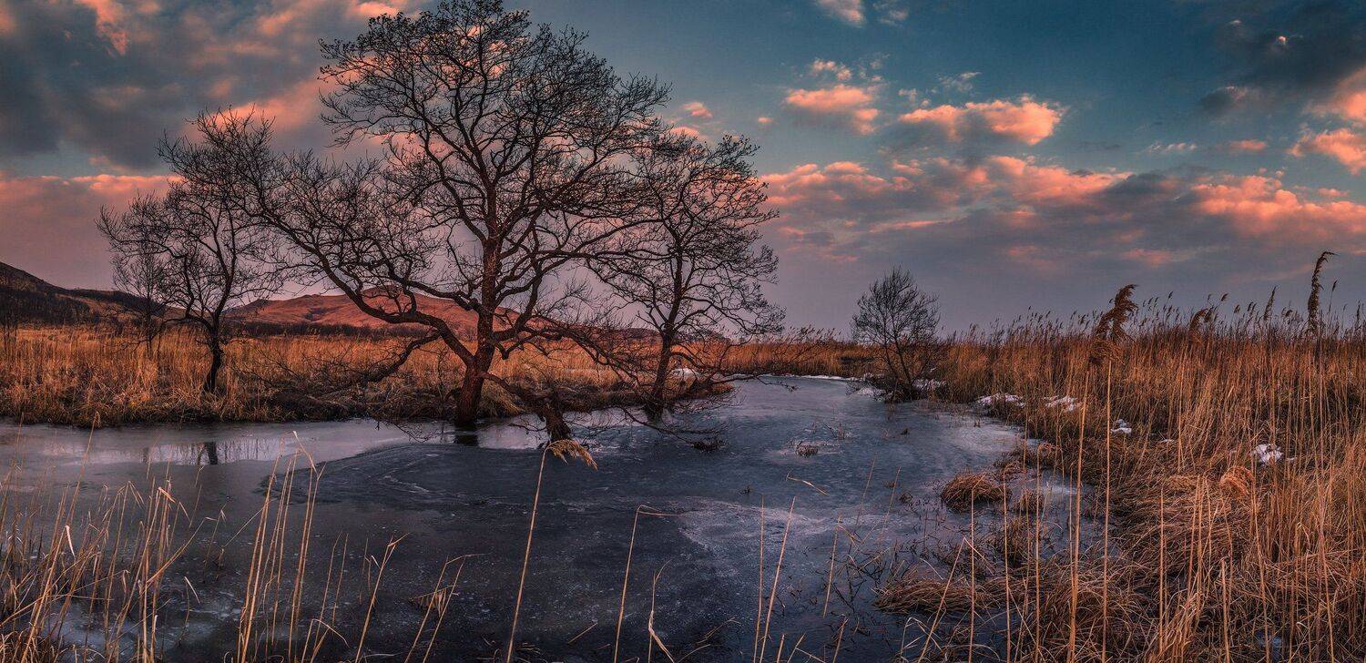 панорама, весна, вечер, Андрей Кровлин
