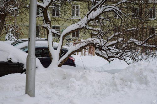 Улицы в снегу