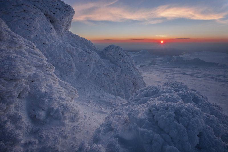 болгария, закат,  Северный Полюс фото превью
