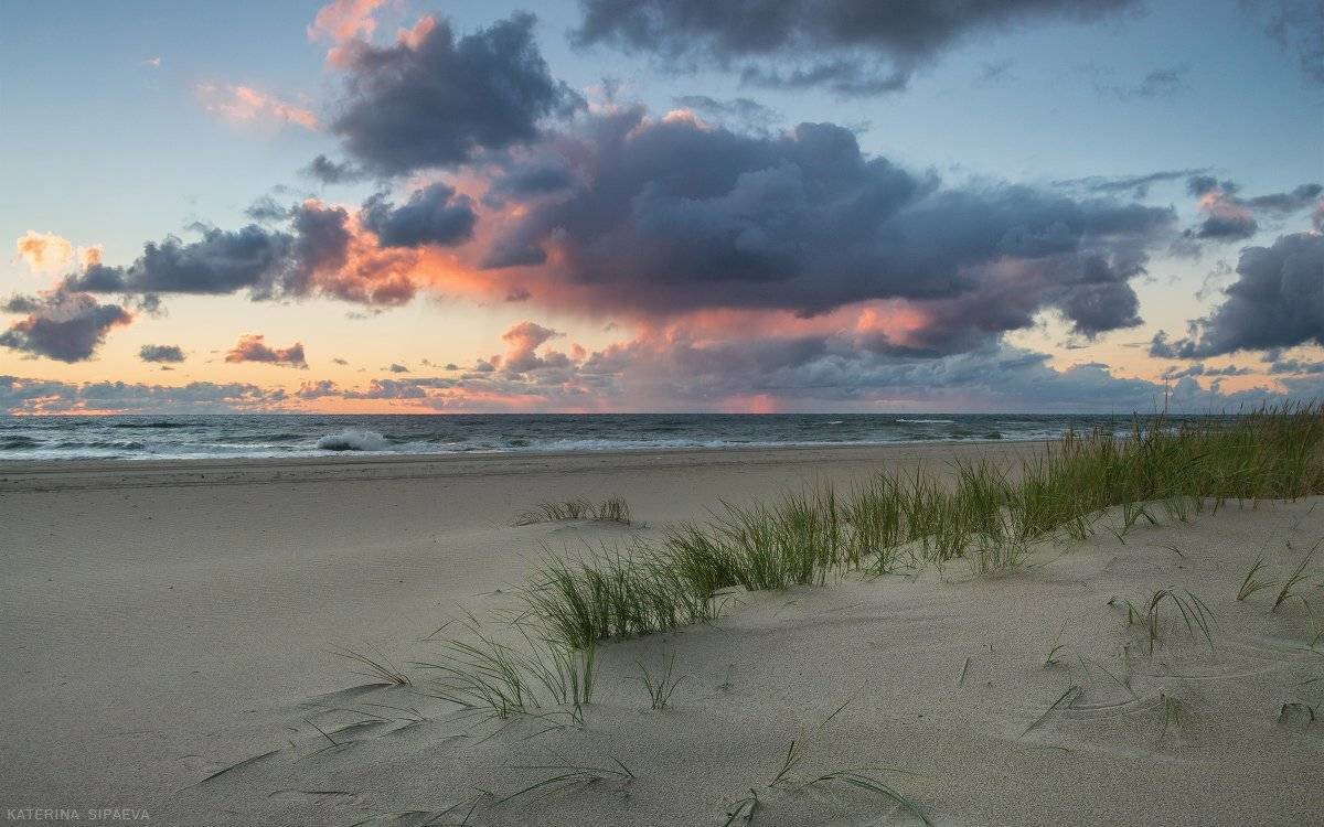 балтийское море, пейзаж, закат, Сипаева Катерина