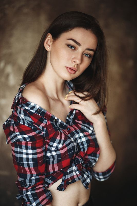 girl, eyes, beautiful, studio, fashion, female, pretty, hair, sexy, young Dasha фото превью