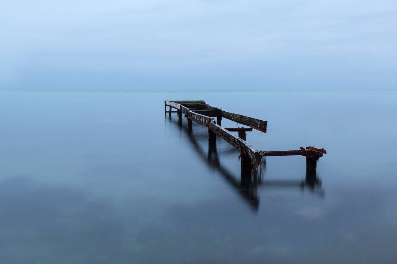 мост; причал; море; берег, Олег Болотников