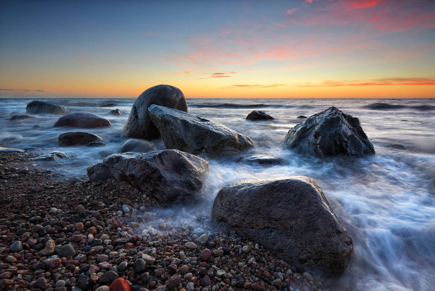 море пейзаж закат, Алексей Мельситов
