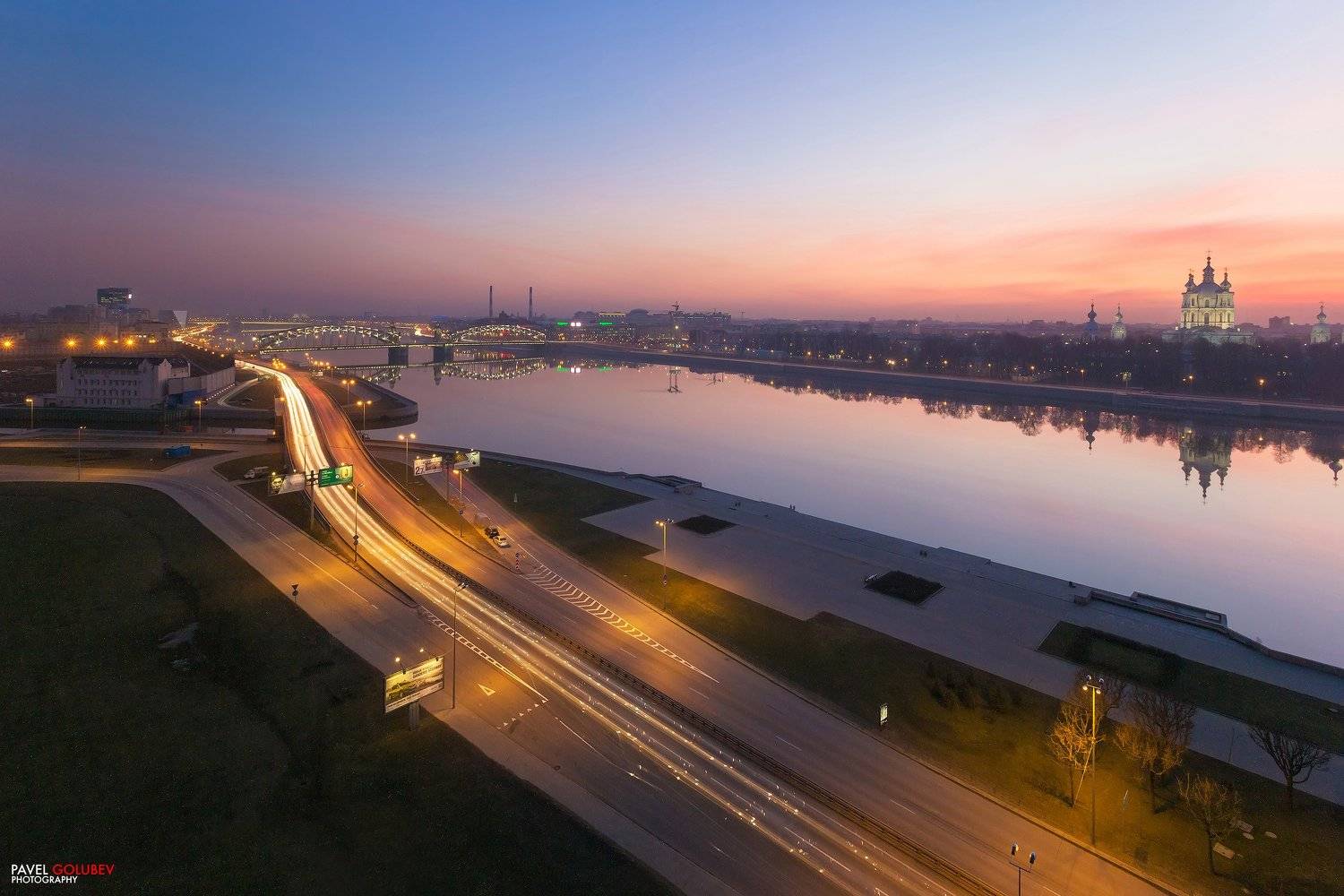 golubevphoto, Russia, Россия, city, город, SPb, СПб, Petersburg, Петербург, Питер, landscape, пейзаж, road, дорога, traffic, sky, небо, river, река, Павел Голубев