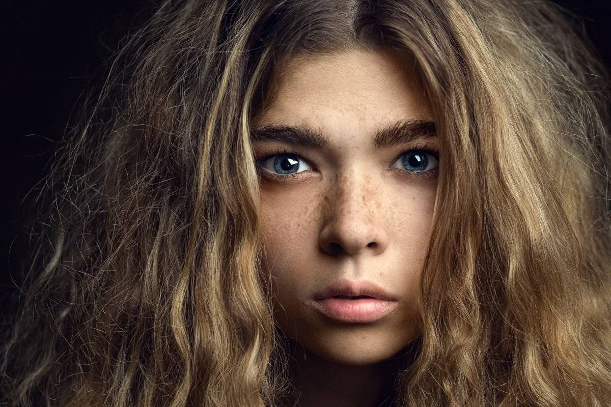 девушка, 2017, портрет, portrait, глаза, прическа, pretty, Василий Жуков