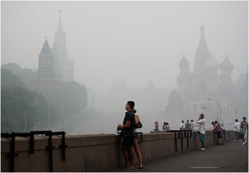 Прощание с Москвой...