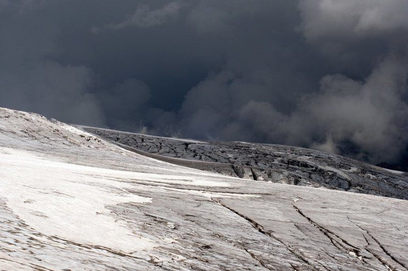 эльбрус, ледник, гроза Шторм фото превью
