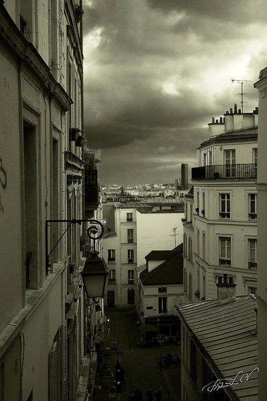 париж, paris, montmartre, лестница, город Вертикали Парижа_Montmartre фото превью