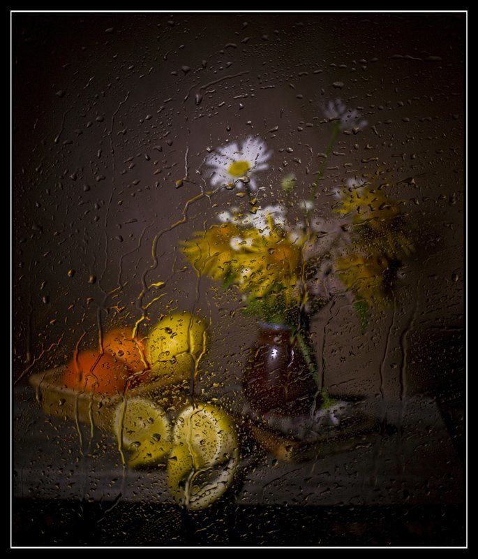 Тепло, уютно за стеклом... фото превью