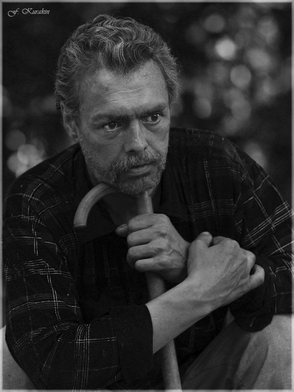 мужчина, портрет, лица, люди, жанровый портрет В моём сердце холод... фото превью