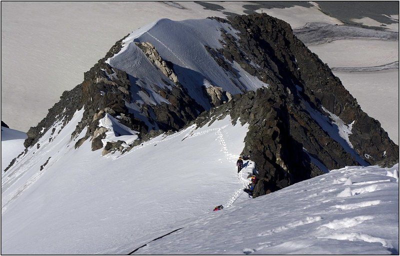 алтай, талдуринский ледник, иикту. На склонах пика Иикту. фото превью