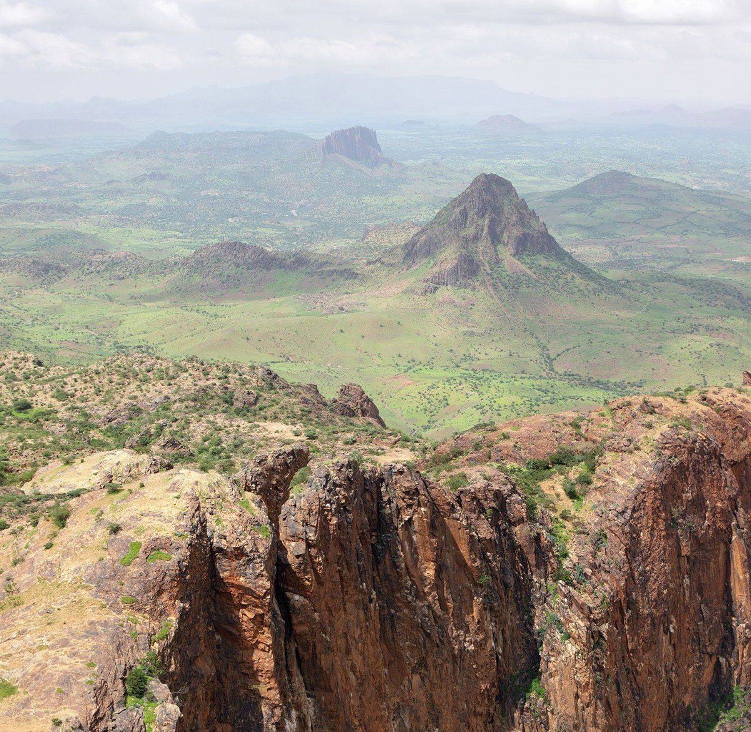 горы, пейзаж, африка, судан, дарфур, полёт, Олег Загидуллин