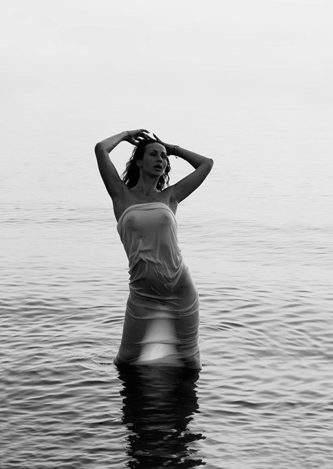 ундина, море, вечер, dansiga