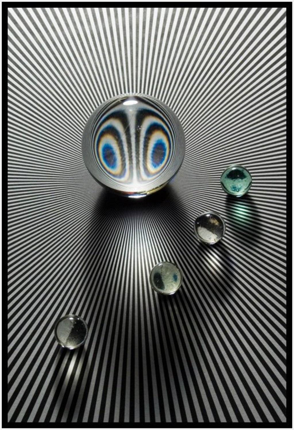 мира, стеклянный, шарик, преломления, Александр