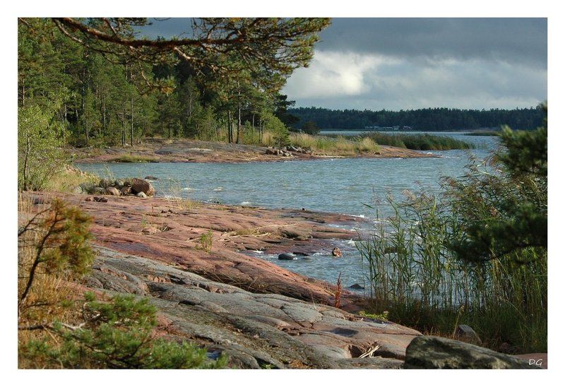 аландские острова, озеро, финляндия Norro ... (Alands..) фото превью