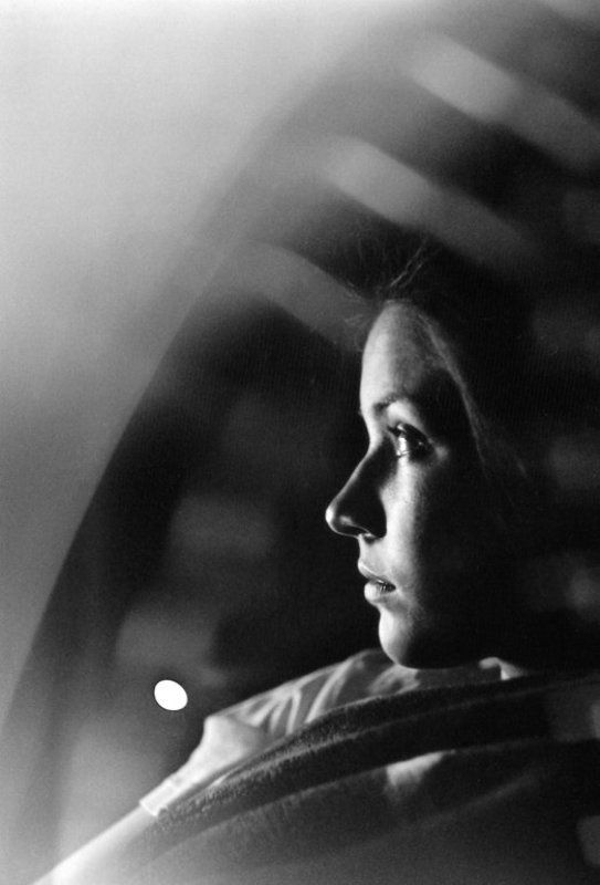 портрет, ночь, черно-белое, пленка midnight фото превью