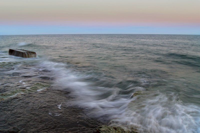 пейзаж,море,вечер  фото превью