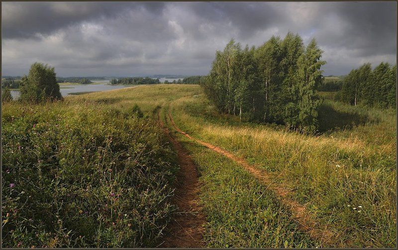 непогода, облака, озера, белорусь, маскавцы Перед грозой фото превью