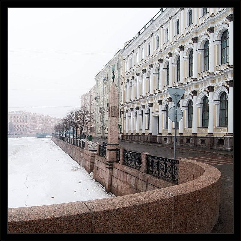 петербург, центр, мойка, март, туман, перспектива, Kirill Shapovalov