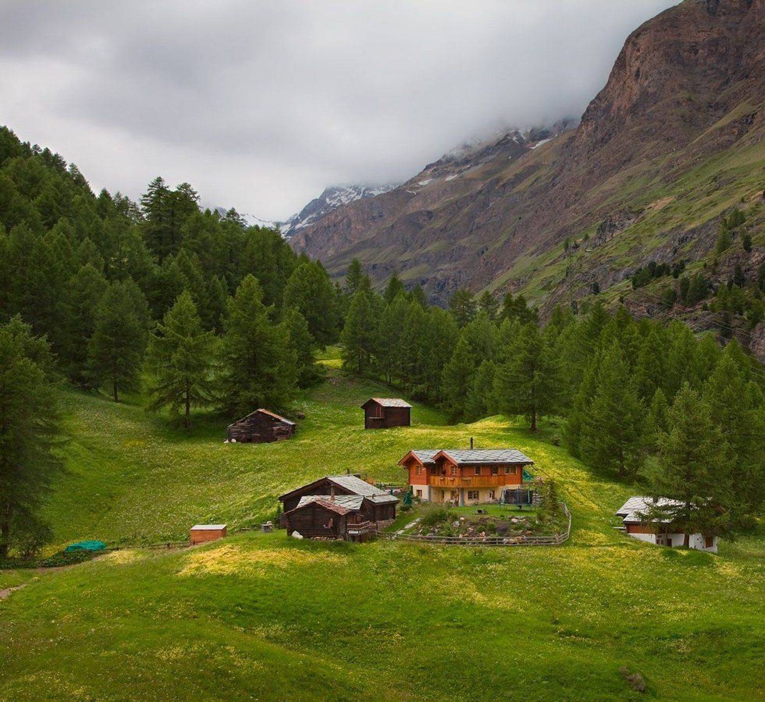 горы, альпы, Inesa Hill