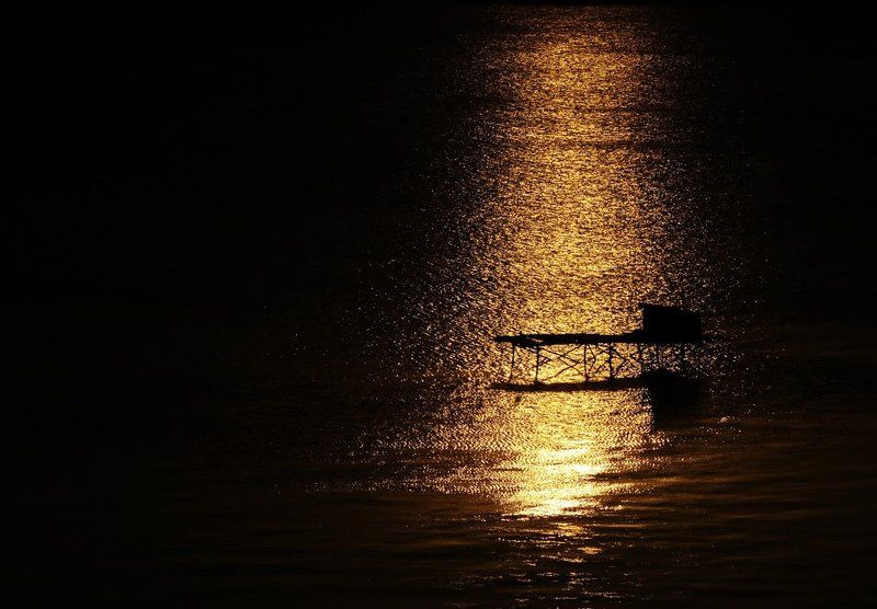 закат Золотая тропинка... фото превью