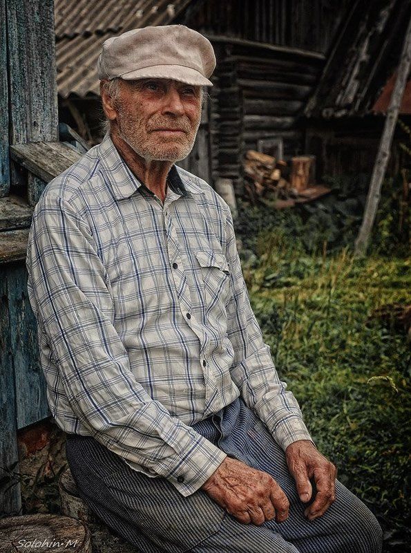 Портрет жителя деревни Высокое фото превью