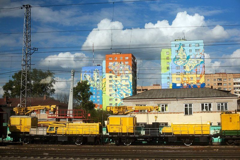 Про цвета, дома и бабочек... фото превью