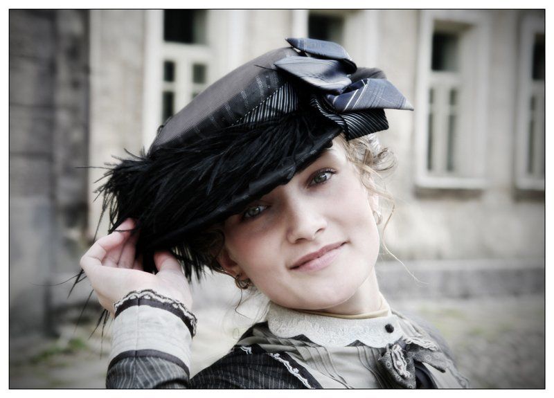 девушка, осень, взгляд, институт благородных девиц Катрин фото превью