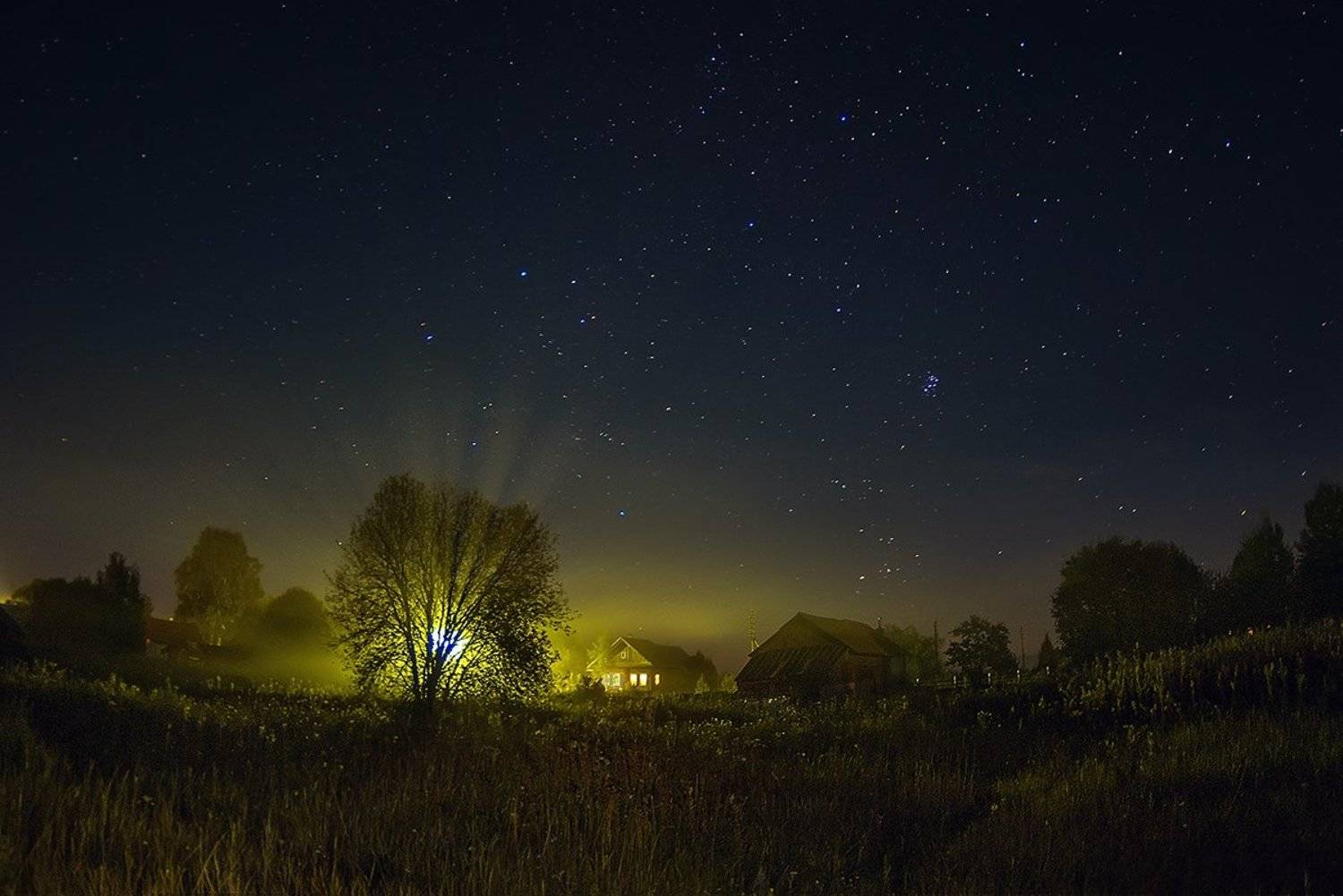 звезды деревня ночь, Марина Мурашова