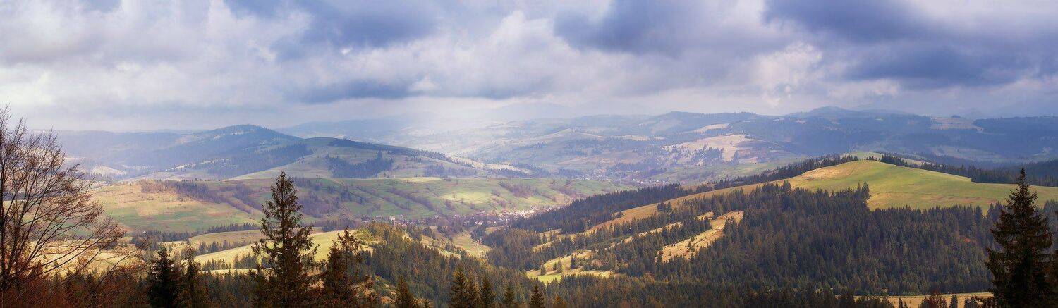 Апрель, Весна, Горы, День, Карпаты, Вейзе Максим