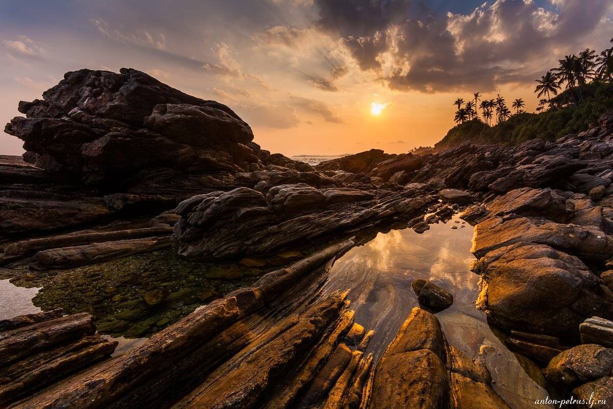 шри-ланка, закат, океан, небо, Антон Петрусь