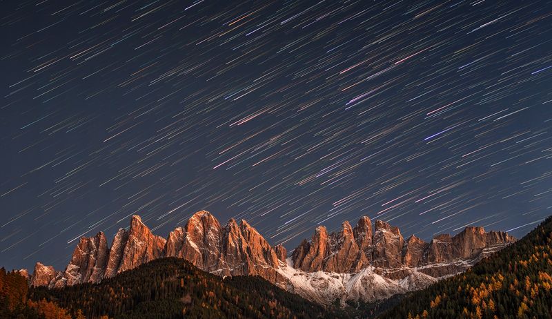 sv-phototravel.com Звездопад в Доломитах (color) фото превью