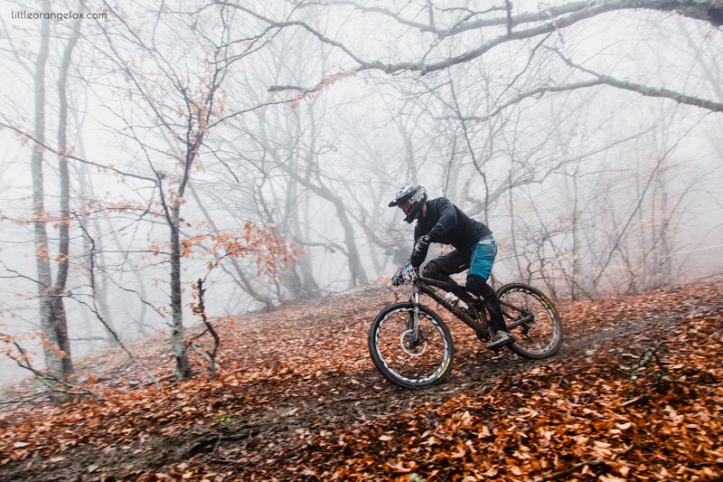 велосипед, осень, Демерджи, соревнования, спорт, экстрим Велики в тумане фото превью