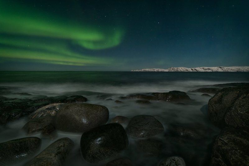 териберка, северный ледовитый океан, баренцево море, пейзаж, пейзажное фото, пейзажная съемка, природа, север, россия, заполярье, кольский полуостров, landscapes, landscape photo, nikon russia, nikon d 7100, travel, фототурывыхожногодня Aurora borealis фото превью