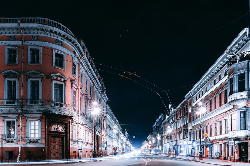 spring, russia, snow, спб, весна, снег, city, sky, небо, город, архитектура Невский Проспект фото превью