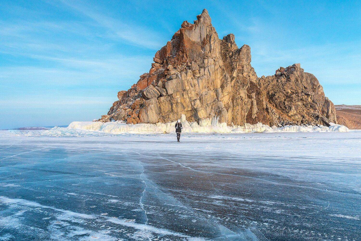 Байкал, лед, Ольхон, Власов Егор