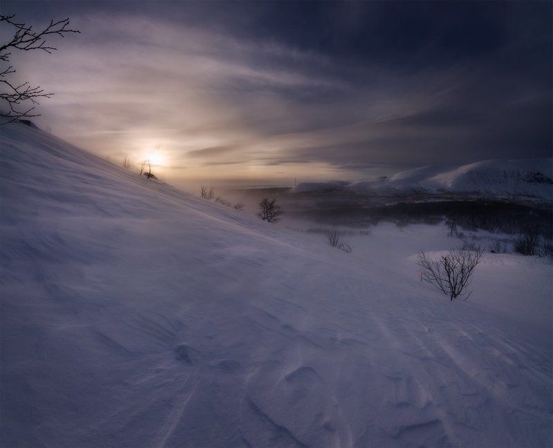 снег, хибины Царство снега фото превью